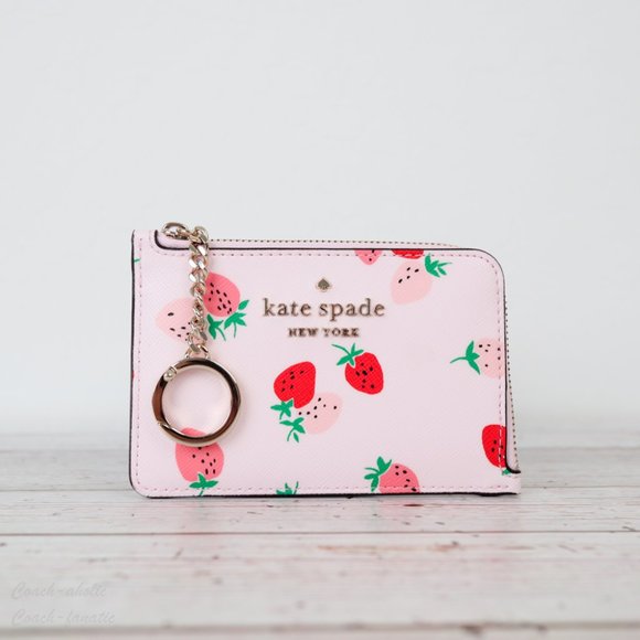 kate spade strawberry collection wallet
